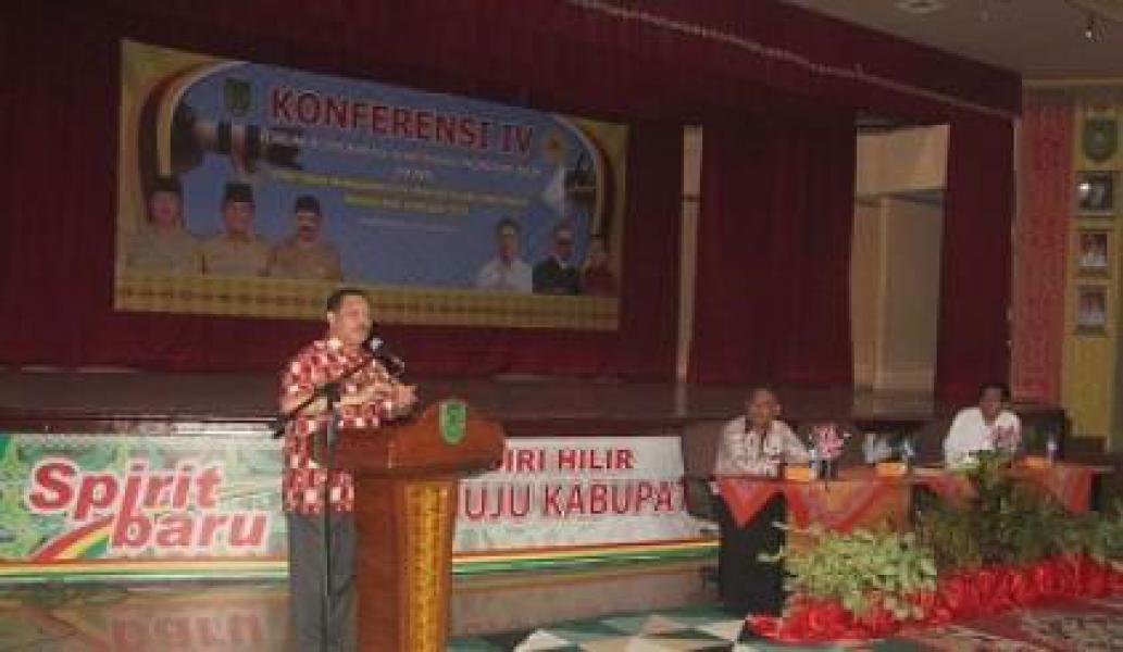 Sekda Said Syarifuddin Buka Konferensi IV Forum Komunikasi Wartawan Inhil