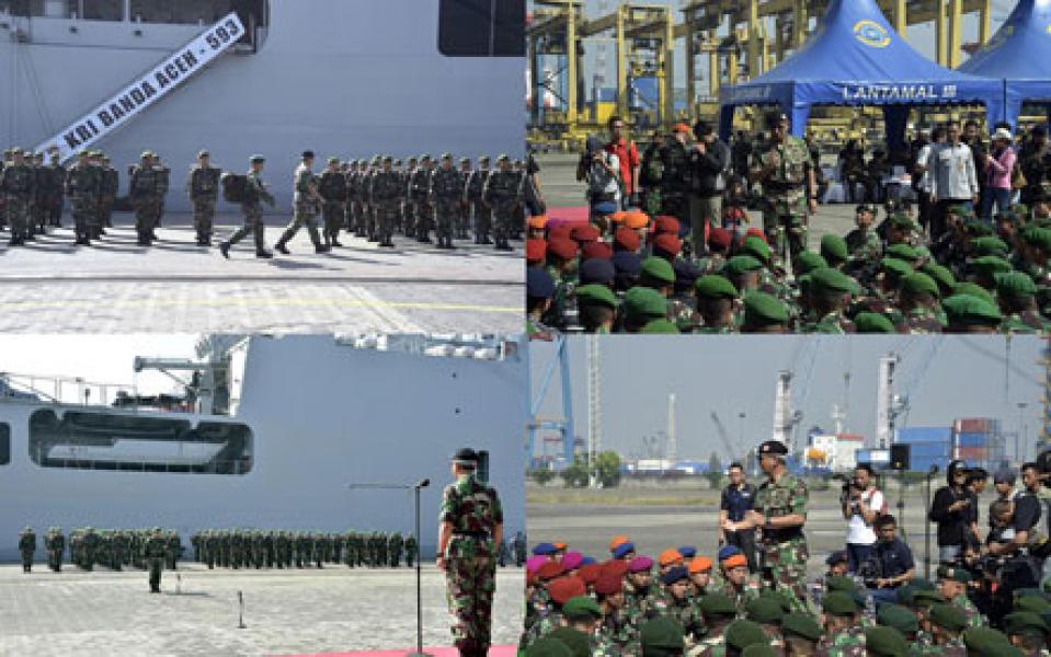 TNI dan Tentera Malaysia Latihan Gabungan Bersama