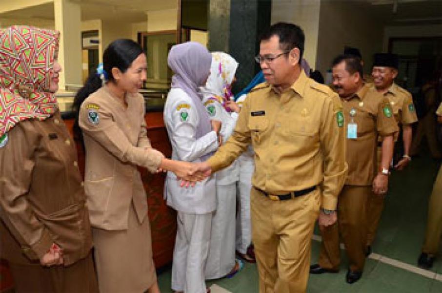 Wabup Bengkalis Lakukan Sidak Pasca Libur Lebaran