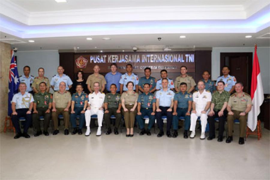 15 Perwira Siswa Australia Kunjungi Mabes TNI