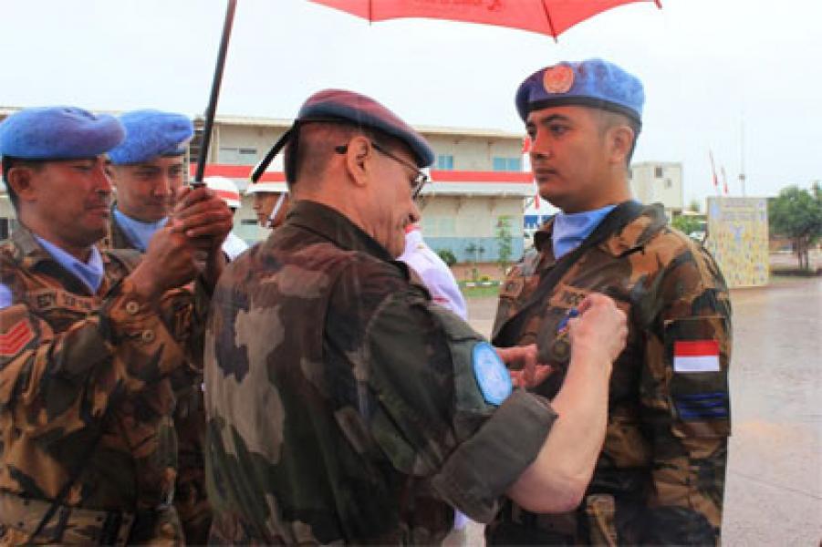 200 Prajurit TNI Dianugerahi Medali PBB di Afrika Tengah