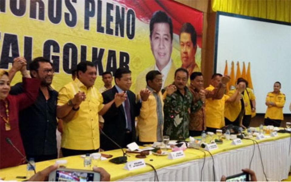 7 Poin Kesepakatan Rapat Pleno Golkar Terkait Status Tersangka Setya Novanto