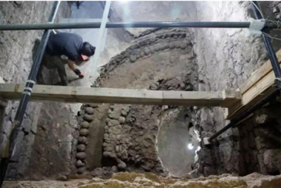 Arkeolog Meksiko Temukan Menara Berisi 650 Tengkorak