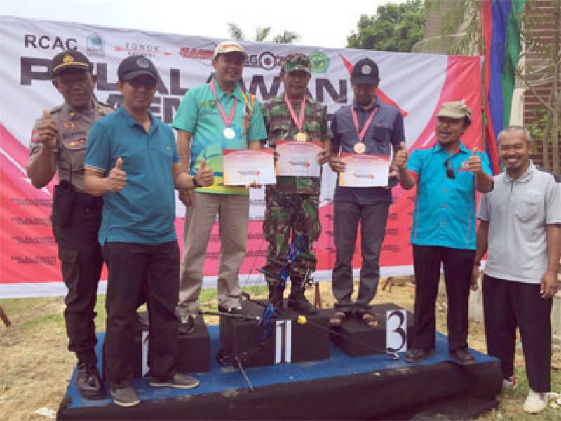 Babinsa Koramil 09/Langgam Mengikuti Lomba Panahan Tingkat Kabupaten Pelalawan