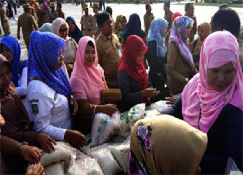 Beras Kota Istana Siak Semakin Diminati Masyarakat