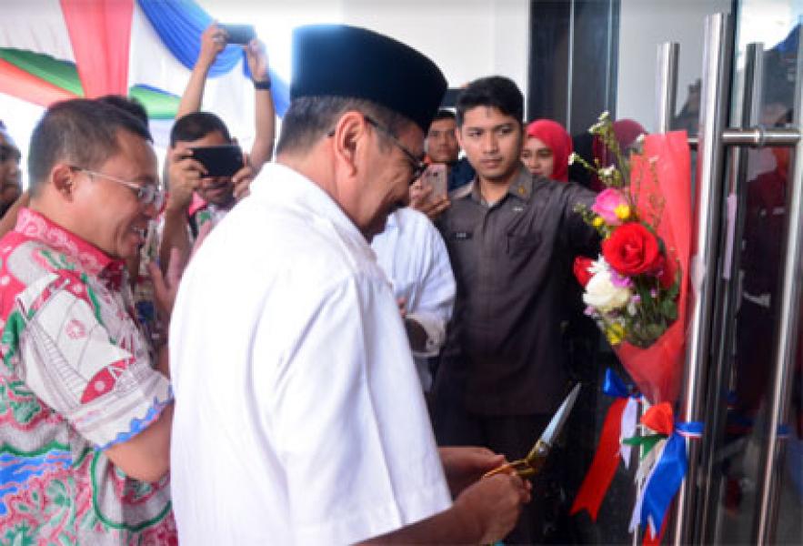 Bupati Siak Resmikan Kantor PT Pelindo I Cabang Pelabuhan Pekanbaru di Perawang