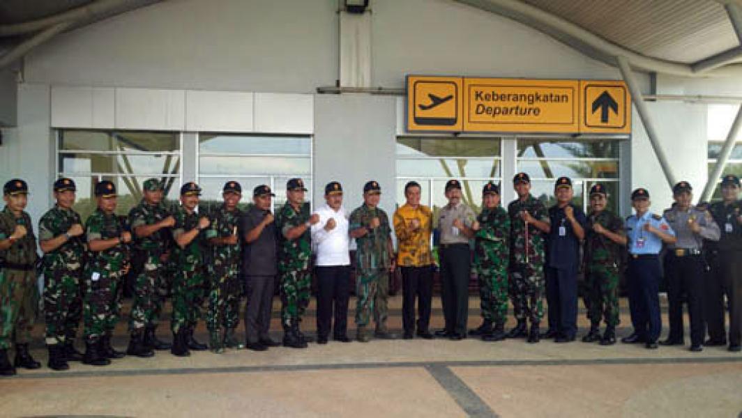 Bupati Suparman Bangga Bandara Tuanku Tambusai Jadi Pusat Latihan Perang