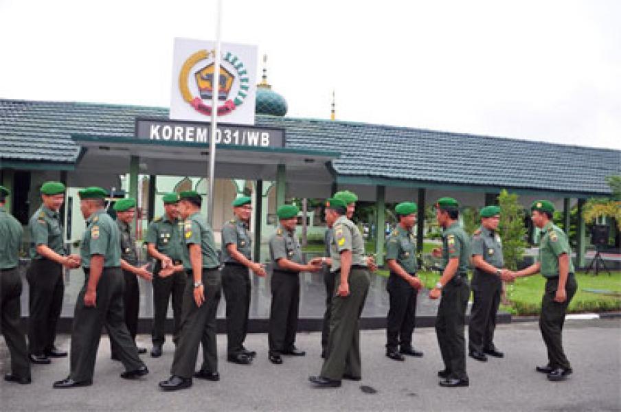 Danrem 031/Wirabima Halal Bihalal Bersama Seluruh Prajurit dan PNS