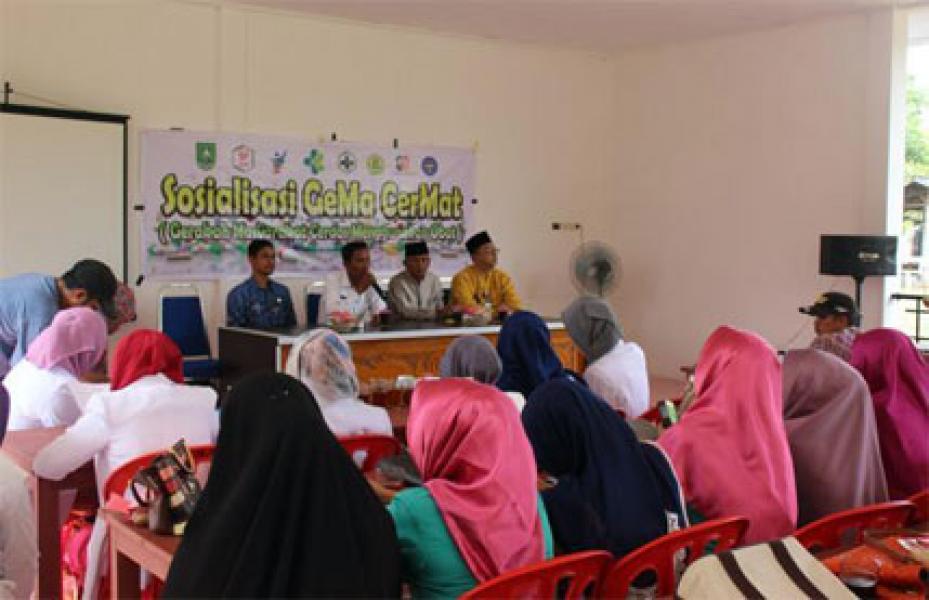 Dinas Kesehatan Bengkalis Gelar Sosialisasi Gema Cermat