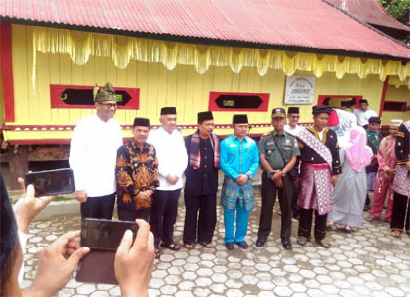 Gubri Hadiri Acara Jalang Manjalang Ninik Mamak Di Desa Tanjung