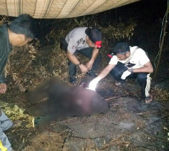 Kakek Tua Renta Ditemukan Tewas Terbakar di Kebunnya