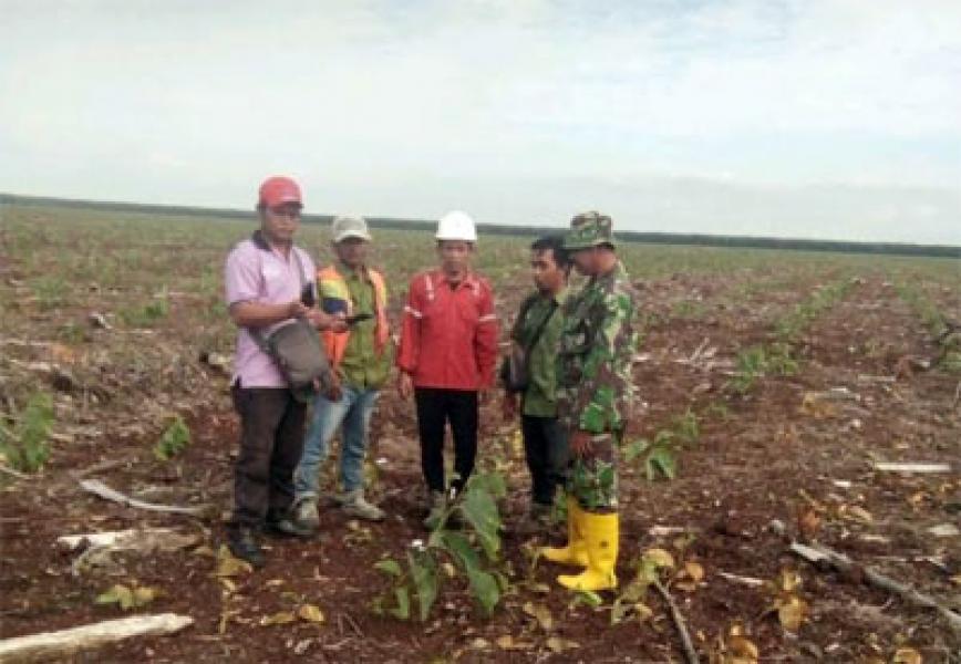 Masih Dalam Suasana Lebaran, Koramil 03/Bunut Tetap Laksanakan Patroli Karlahut