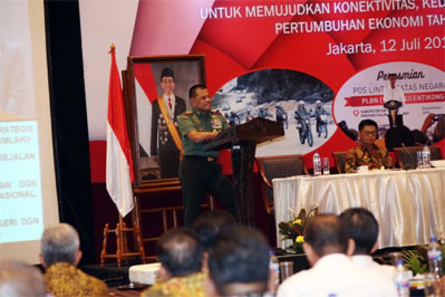 Panglima TNI: Pembangunan Nasional dan Satuan TNI di Perbatasan Perlu Sinkronisasi