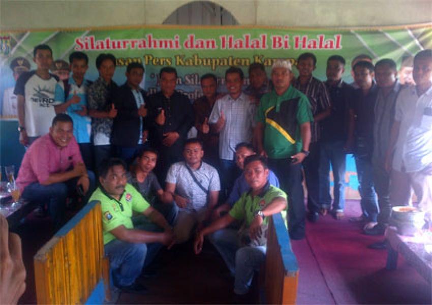 Pererat Tali Silaturrahmi, Insan Pers Kampar Gelar Halal Bi Halal