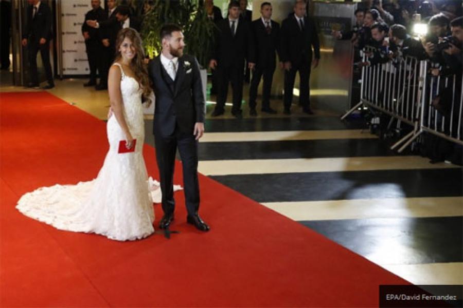 Pernikahan Mewah Messi-Roccuzzo ala Hollywood