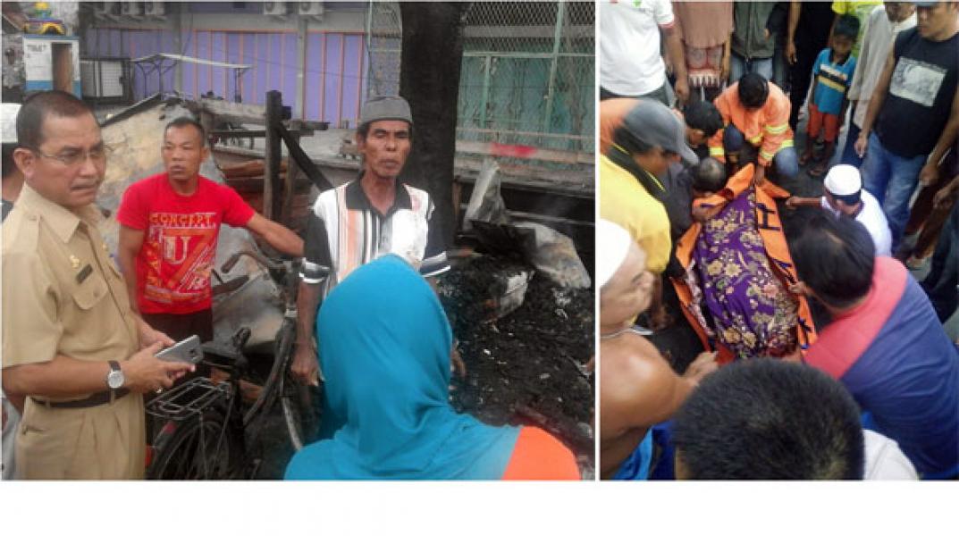 Petugas Kebersihan Rohil Tewas Terpanggang