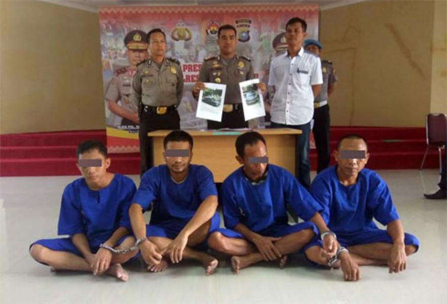 Polresta Pekanbaru Ungkap Pelaku Pencurian Mobil Rental Antar Provinsi