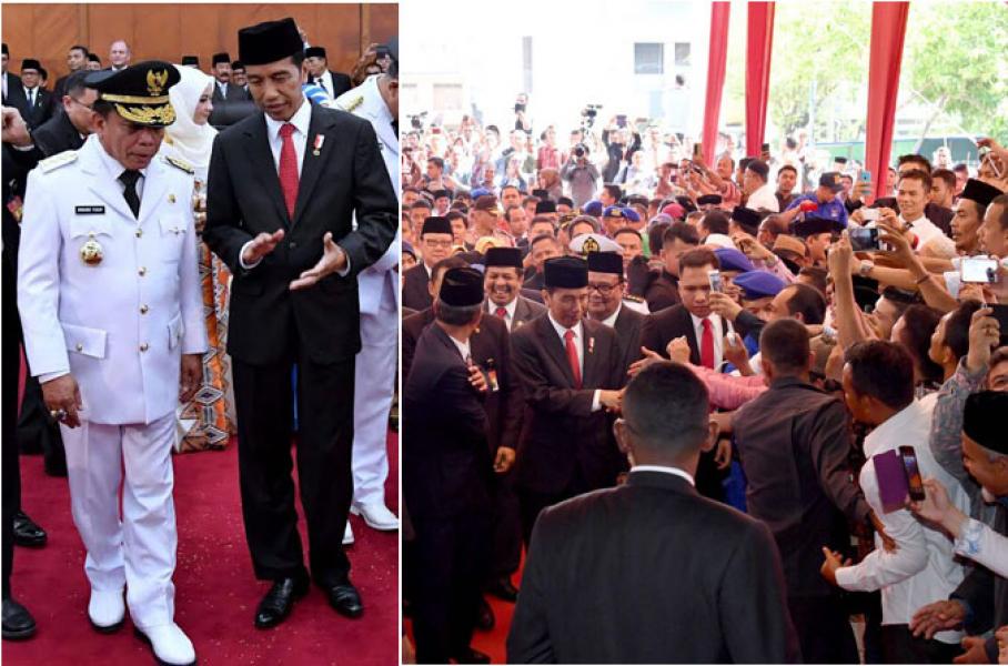 Presiden Jokowi Ingin Gubernur Aceh Ciptakan Suasana Kondusif Bagi Investasi