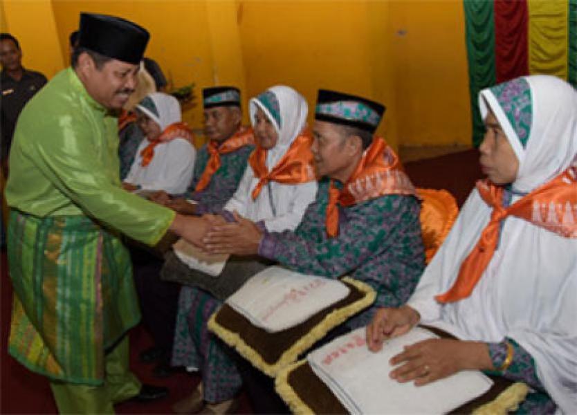 Sabtu, Bupati Amril Mukminin Lepas JCH Bengkalis Asal Mandau