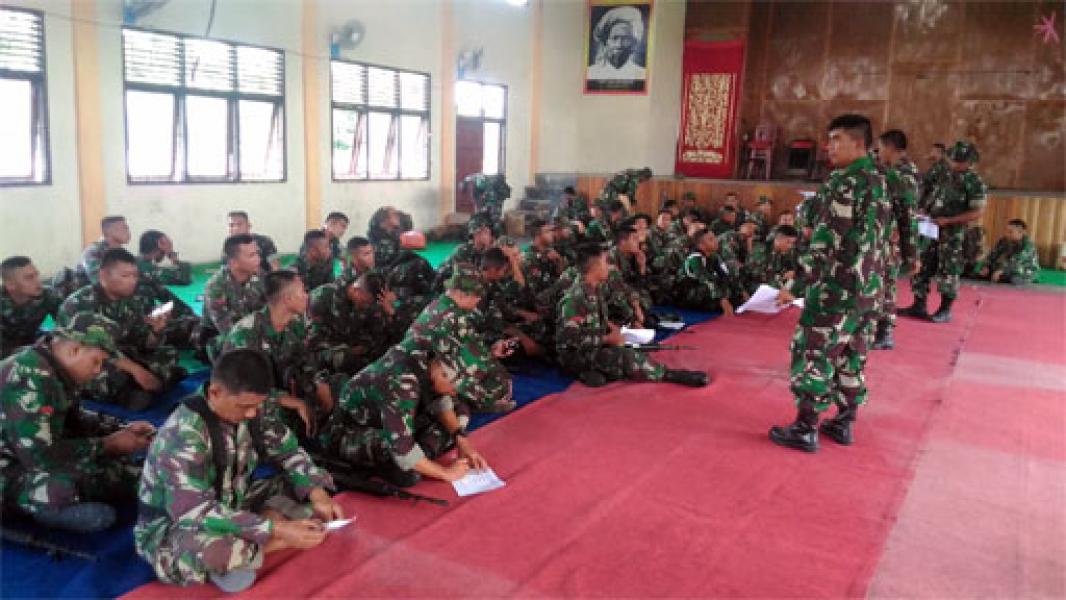 Satgas TMMD Ke-99 Kodim 0313/Kampar Ditempatkan di Rumah Warga