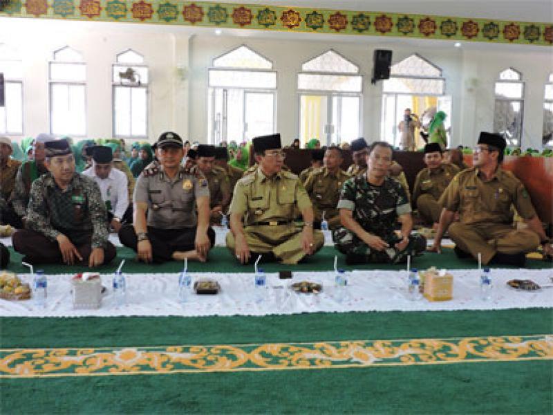Wakili Dandim Pasiter Kodim 0314/Inhil Hadiri Peringatan Harlah Muslimat NU Ke 71