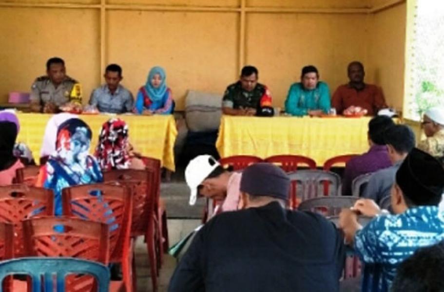 Babinsa Tanjung Lajau Hadiri Rapat Pembentukan Panitia HUT RI Ke 73 