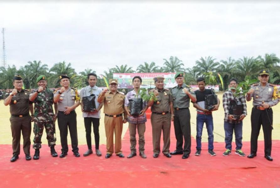 Bupati Bengkalis Buka TMMD Ke 102 Kodim 0303/Bkls