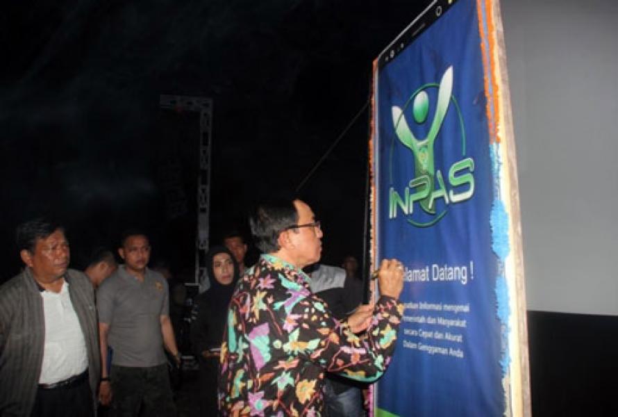 Bupati Wardan Resmikan Peluncuran Sistem Inpas yang Digagas Diskominfo 