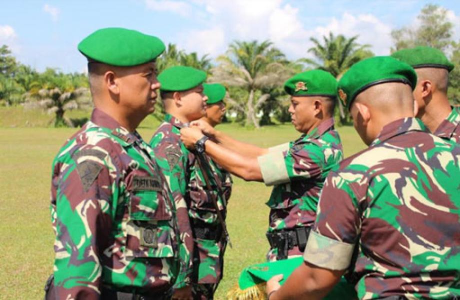 Danyonif 132/BS Pimpin Upacara Serah Terima Jabatan