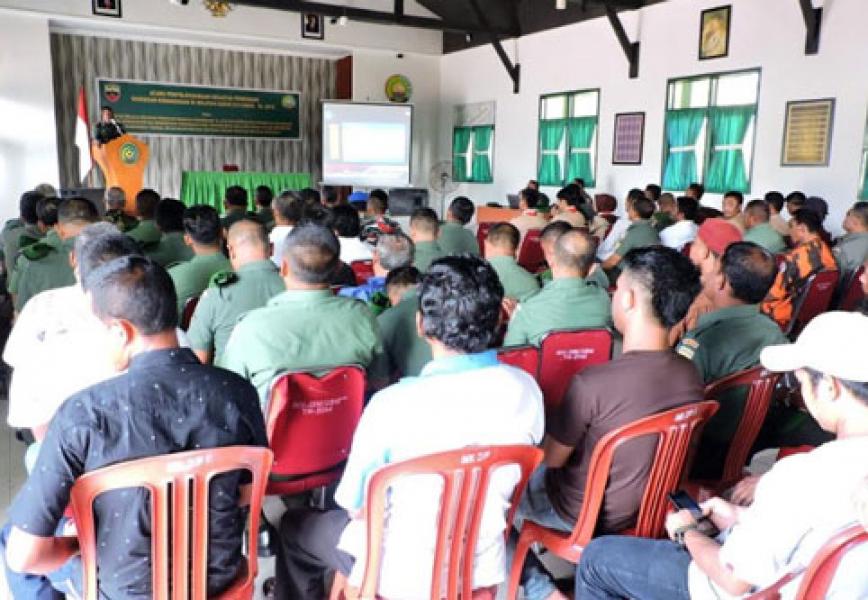 Kodim 0314/Inhil Gelar Komsos Tentang Wawasan Kebangsaan