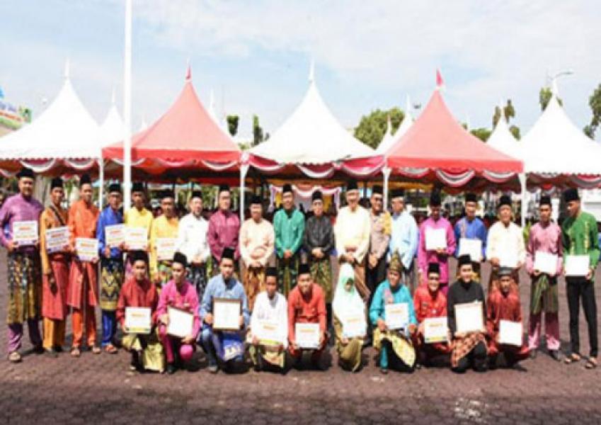 Pangkalan Jambi Juara Festival Lampu Colok, Masjid Mubarok Senggoro Juara Pawai Takbir