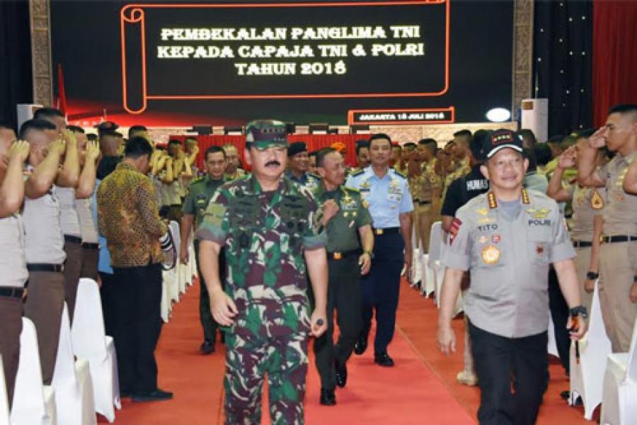 Panglima TNI: TNI-Polri Komponen Utama Keamanan dan Stabilitas Nasional