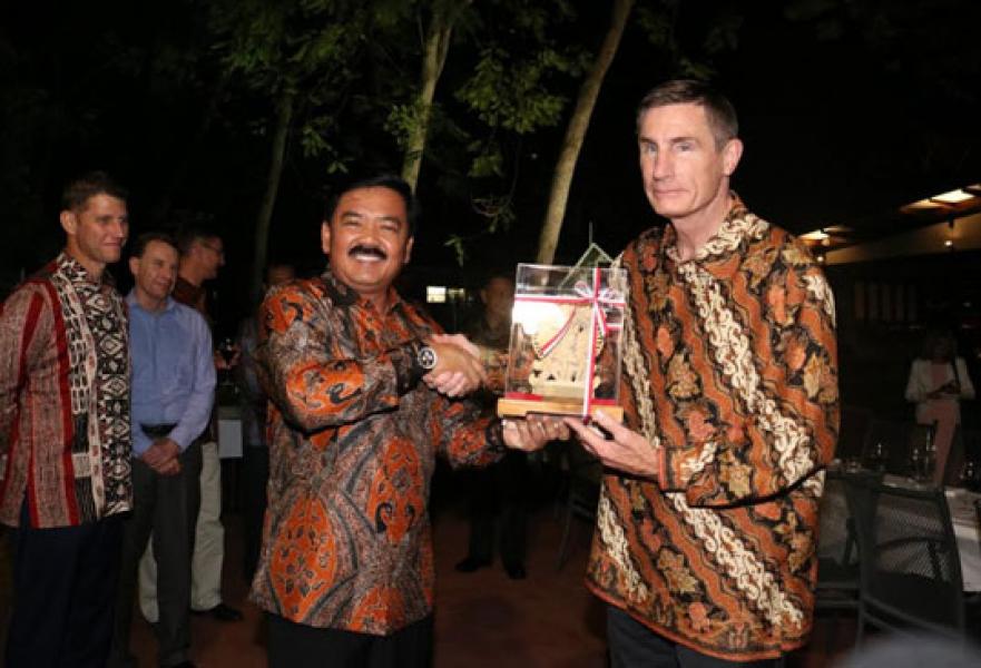 Panglima TNI Hadiri Jamuan Makan Malam Bersama CDF Australia