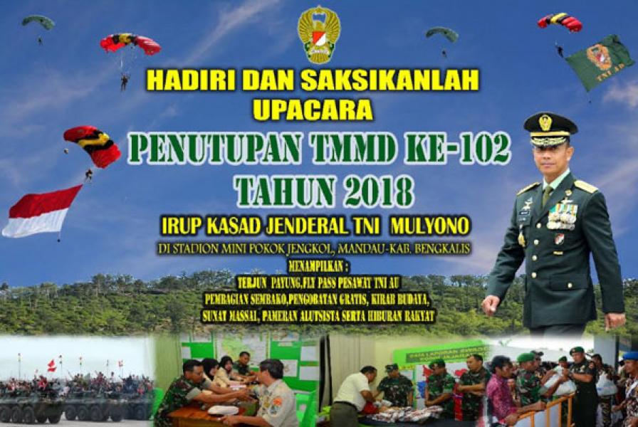 Penutupan TMMD Ke-102 Bengkalis Akan Berlangsung Meriah