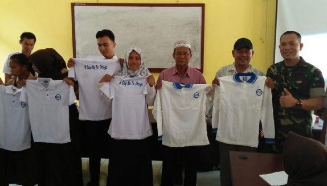 Satgas TMMD Kodim 0320/Dumai Gandeng BNN Kota Dumai Adakan Penyuluhan