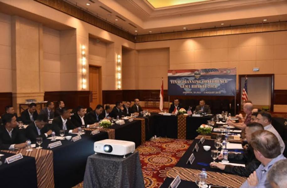 TNI Bersama USPACOM dan Hawaii National Guard Laksanakan Staff Exercise FPC Gema Bhakti