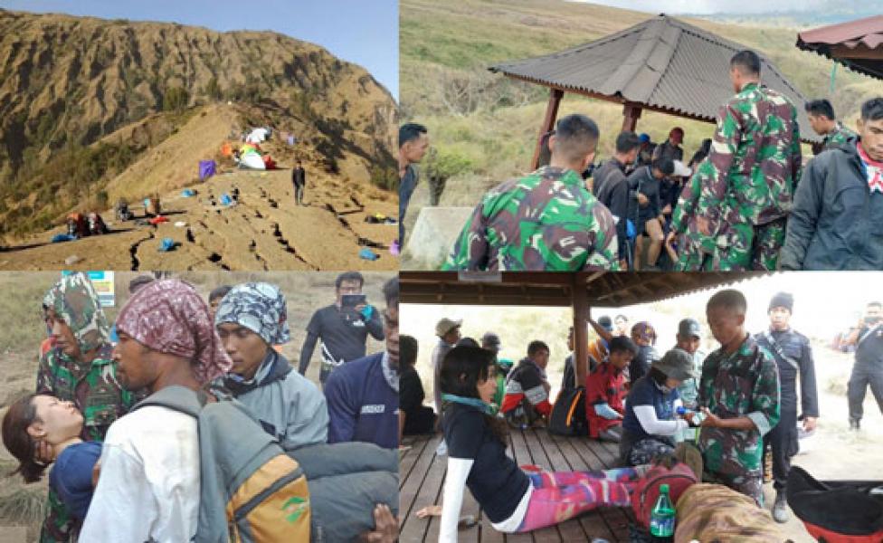 Tim Gabungan Berhasil Evakuasi Pendaki Gunung Rinjani