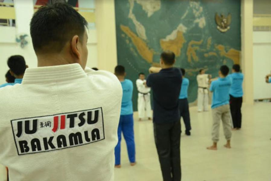 Tim URCL Bakamla RI Bekali Beladiri Jujitsu