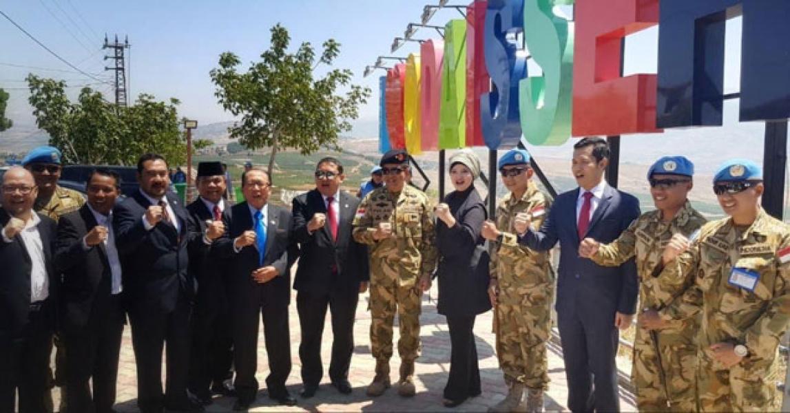 Wakil Ketua DPR RI Kunjungi Satgas Indobatt XXIII-L/UNIFIL di Lebanon