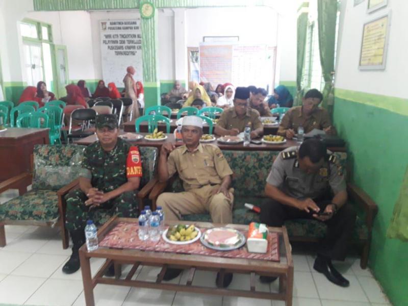 Babinsa Koramil 05/Kampar Kiri Hadiri Rapat Lintas Sektoral Pengentasan Stunting