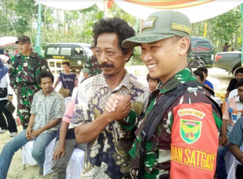 Dansatgas TMMD ke-105 Harap Warga Suku Anak Dalam Bisa Mendapat Pendidikan