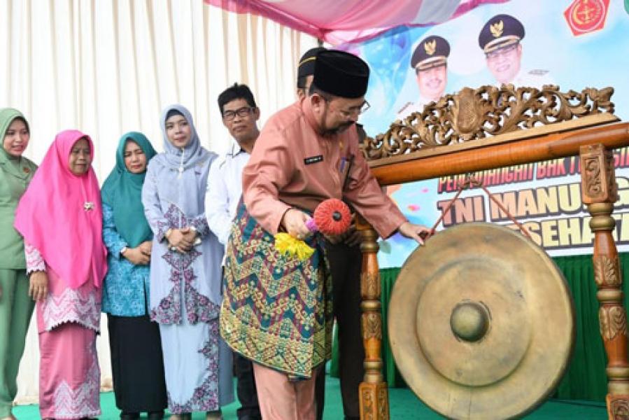 Kabupaten Bengkalis yang Pertama Lakukan Pencanangan Bhakti Sosial TMKK di Riau Tahun 2019