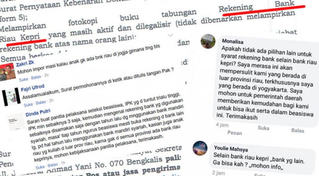 Mahasiswa Kabupaten Bengkalis Keluhkan Persyaratan Beasiswa, Ini Solusinya