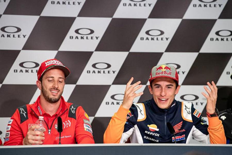 Marquez Tak Akan Bisa Jadi Teman Baik Rossi dan Dovizioso