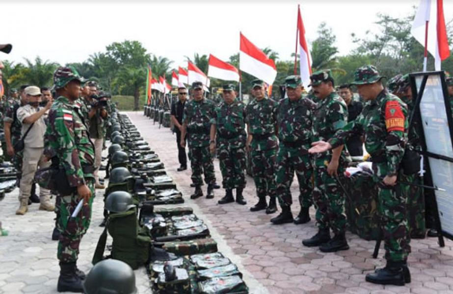 Panglima TNI: Prajurit Satgas Pamtas Harus Tetap Jaga Nama Baik Satuan