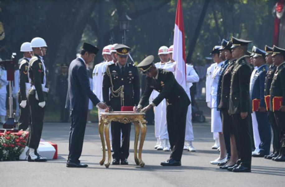 Panglima TNI Hadiri Upacara Praspa TNI dan Polri Tahun 2019