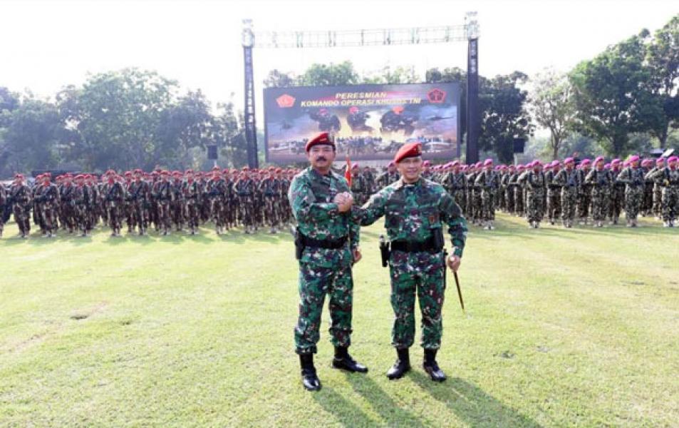 Panglima TNI Resmikan Satuan Koopssus TNI