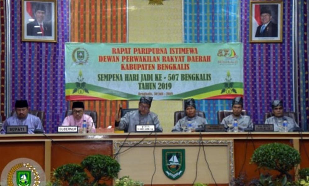 Paripurna Istimewa HUT Bengkalis ke-507