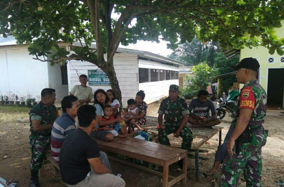 TMMD KE 105 KODIM 0313/KPR, Cegah Karhutla, Babinsa Gencar Sosialisasi ke Warga