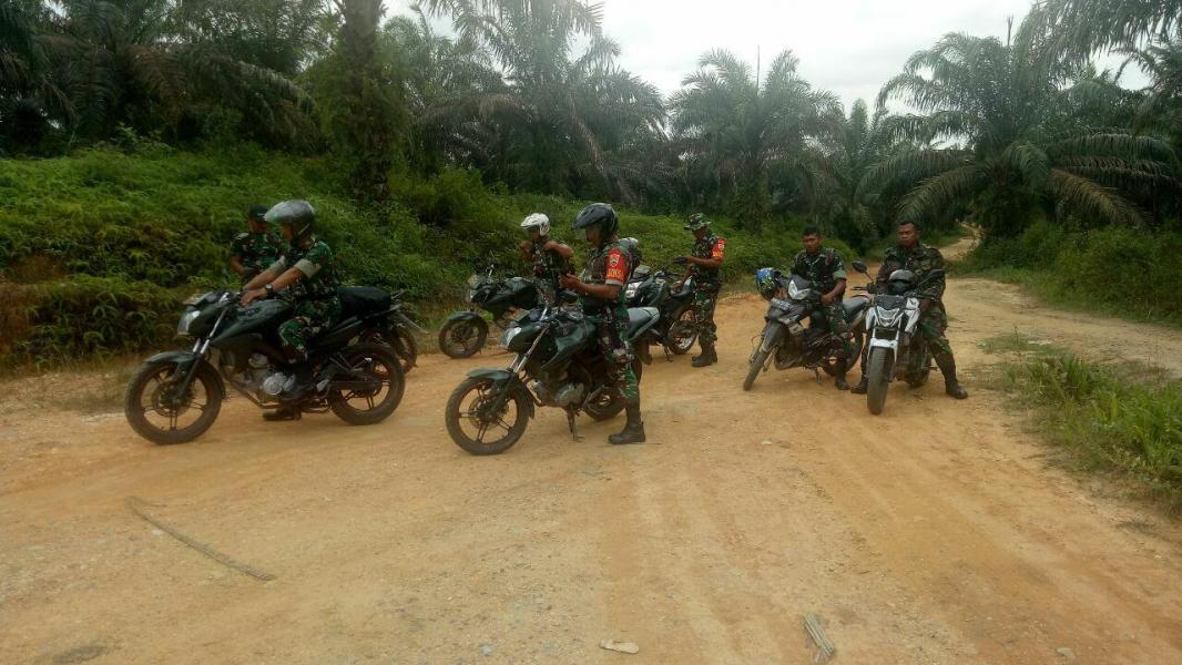TMMD KE 105 Kodim 0313/KPR, Cegah Karhutla, Subsatgas Tim 7 Intensif Laksanakan Patroli 